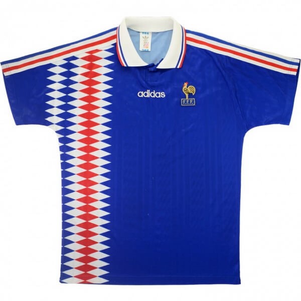 Tailandia Replicas Camiseta Francia 1ª Retro 1994 Azul